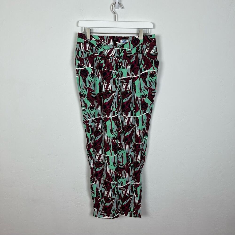 Kenzo High Waist Printed Pants